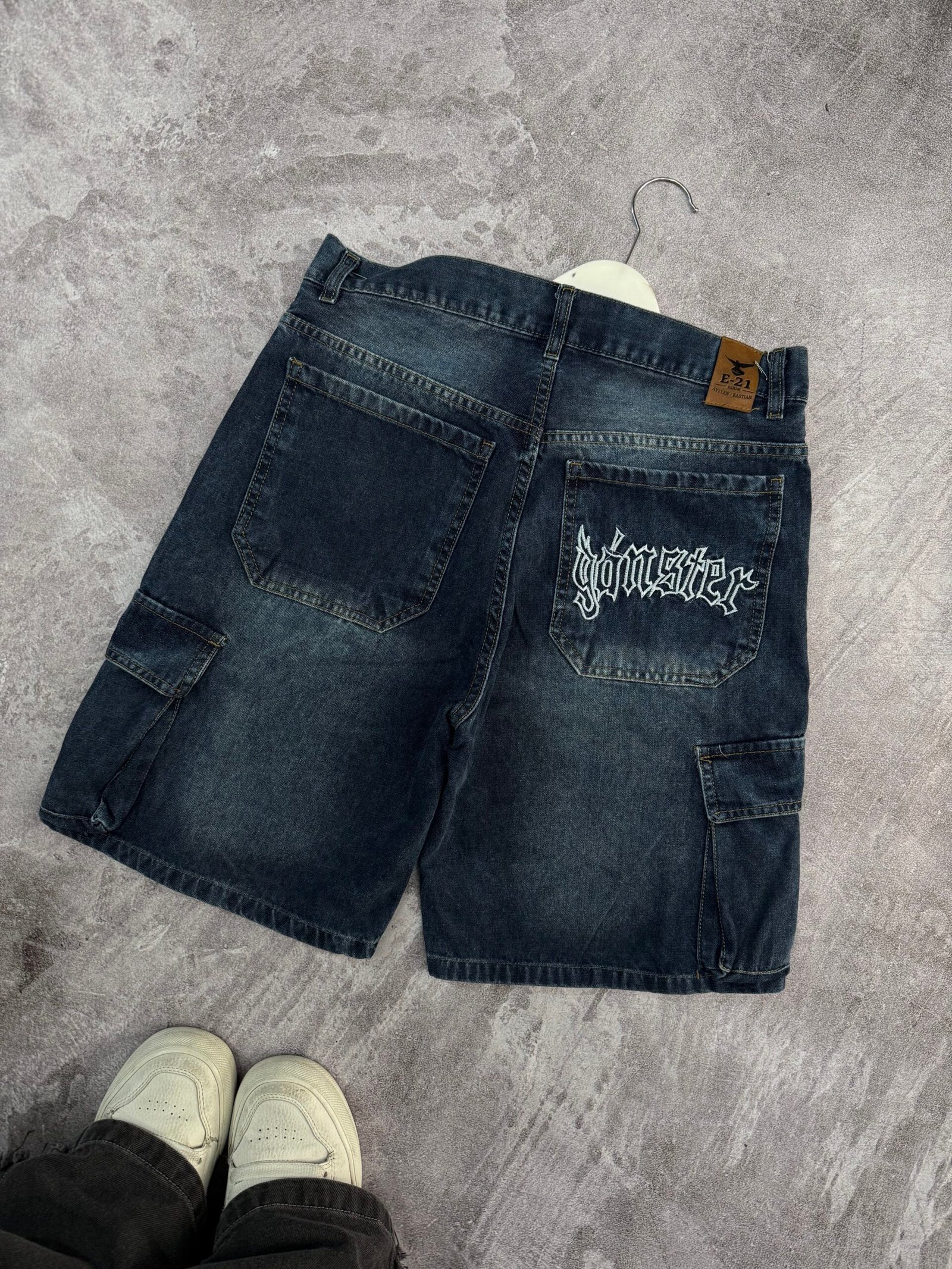 IMG_1681 BAGGY CARGO GANSTER BLUE - Imagen 1