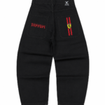 BAGGY KIDS FERRARI BLACK X CURVA