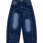 BAGGY KANJI BLUE X CURVA